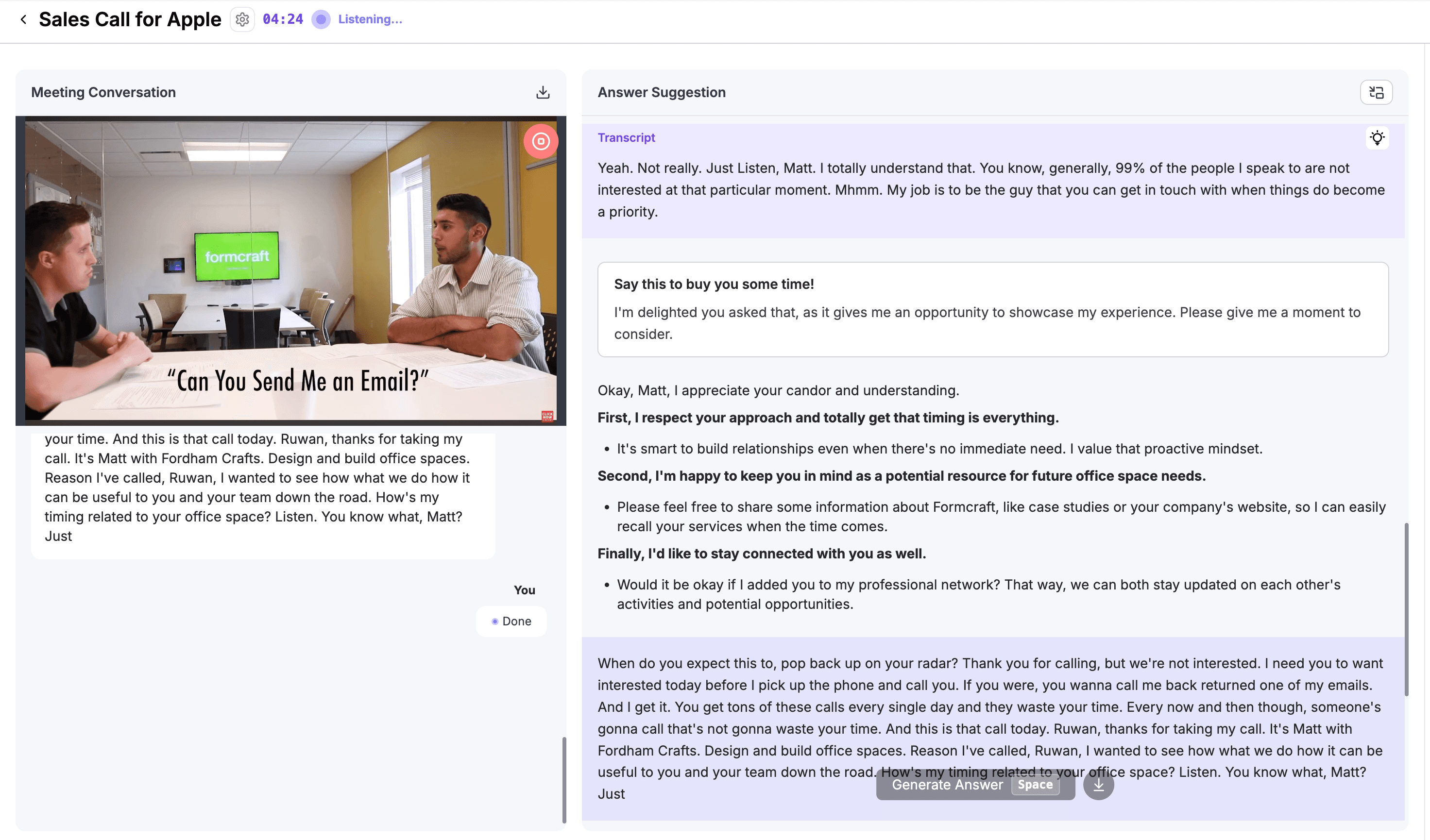 Live Meeting Assistant